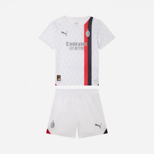 AC Milan Fotballdrakt Borte Fotballdrakt Barn 2023/24 
